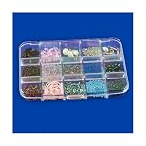 15-Compartment Bead Storage & Display Tray - Flush-Fit Lid