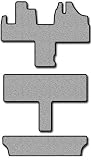 Honda Odyssey Premium Carpeted Custom-Fit Floor Mats 3 PC Set (1999 2000 2001 2002 2003 2004 99 00 01 02 03 04)