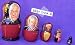 Star Trek Russian Nesting Doll 5 Pcs / 4in Item# m.StrTrek.4