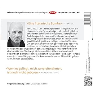 Unterwerfung: Ungekürzte Lesung mit Christian Berkel (6 CDs)