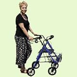Drive D-Lite Aluminum Rollator Loop Locks With 8 Tool Free Removable Wheels