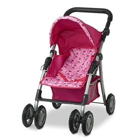 Dolls World 4 Wheel Stroller
