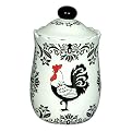 Damask Rooster Cookie Jar