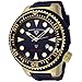Swiss Legend Men's 21818D-YG-03 Neptune Collection Yellow Gold Ion-Plated Blue Rubber Watch