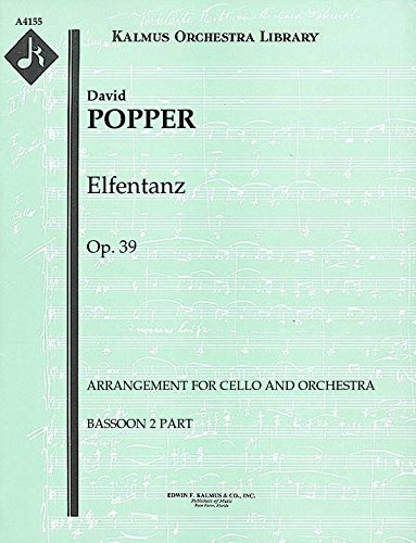 Elfentanz, Op.39 (Arrangement for cello and orchestra): Bassoon 2 part (Qty 4) [A4155]