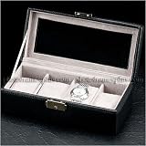Black Leather Watch Case