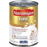 Enfamil Nutramigen Lipil Hypoallergenic Infant Formula Concentrated Liquid, Iron Fortified, 13-Ounce Cans (Pack of 12)