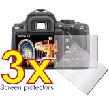 Buy 3pcs Pentax K-r Kr DSLR Digital Camera Premium Clear LCD Screen Protector Cover...