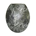Trimmer Black Marble Elongated Seat