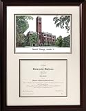 Vanderbilt Commodores Framed Scholar Diploma Frame with Lithograph