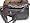 Roma Black Leather Organizer Bag #9010 Handbag Purse