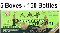 GHTC Premium 22 Year Old Red Panax Ginseng Extract (Extra Strength) Value Pack - 5 x30 Bottles (5x10.5 Oz)