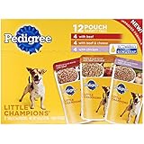 Pedigree Little Champions  Traditional Beef Combo  - 12 pouches