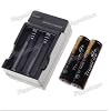 TrustFire 2 Pcs Protected 14500 3.7V 900mAh Rechargeable Batteries Plus Charger