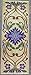 COTTON CRAFT Mesa Penelope Handmade Beaded Floral Table Runner, 13 x 36 inch, Multicolor