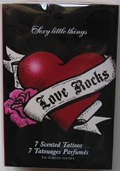 Victoria's Secret Love Rocks Pack of 7 Scented Heart Shaped Tattoos