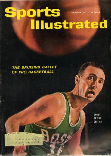 Bob Cousy Boston Celtics Autographed January 16, 1961 Sports Illustrated Magazine