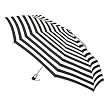 Totes Stripe Jumbo Family Umbrella Black/White