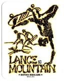 Powell Peralta Skateboard Sticker - Lance Mountain Yellow Bones Brigade Official Reissue