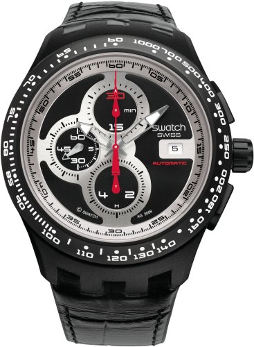 Swatch Herren Armbanduhr Chrono Automatic Right Track SVGB 400