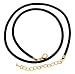 Necklace Cord For Pendants - Black Silk / Satin + 2