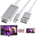 HDMI Cable PowerLead 6.4 Ft MHL To HDMI Cable To 1080P HDTV Adapter For iPad iPhone 5 5C 5S 6 6s Plus(Compatible with the(Wi-fi and Cellular/Wifi and 3G)Version for Ipad)