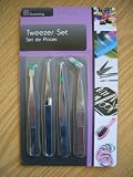 Precision TWEEZERS Set 4 Personal Care Craft Hobbies