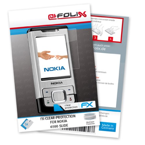 FoliX FX-Clear Displayschutzfolie f&uuml;r Nokia 6500 Slide