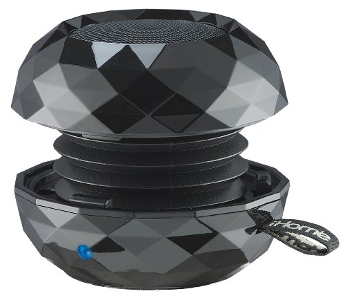 iHome IBT65B Bluetooth Rechargeable Mini Speaker System in Metallic Finish (Black)