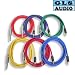 6 6ft COLOR 1/4 TS RCA Patch Cable 6' GLS Audio