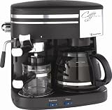 Russell Hobbs 13402 3 in 1 Combi Coffee Machine for filter coffee, espresso and cappuccino