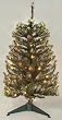 3' Aspen Spruce Pre-Lit Artificial Christmas Tree - Multi Lights