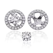 Sterling Silver 1/3 ct. Diamond Earring Jackets