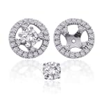 Sterling Silver 1/3 ct. Diamond Earring Jackets