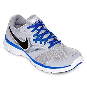 Nike Men's Flex Experience Rn 3 Wolf Grey/Blk/Hypr Cblt/White Running Shoe 10 Men US
