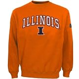 Illinois Fighting Illini Orange Automatic Crew Sweatshirt