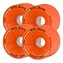 ORANGATANG Longboard Wheels IN HEATS 75mm 80a ORANGE
