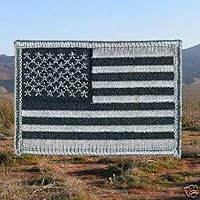 Black / Gray United States Flag Patch