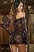 Dxnona®sexy Lace Lingerie Sleepwear Underwear Sleep (black)