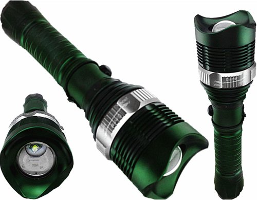 Aubig 224 190LM CREE Zoomable Lampe de poche à LED Torche Rechargeable 18650 Chargeur de batterie Pour camping