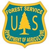USDA Department of Agriculture Forest Service bumper sticker 4" x 4"