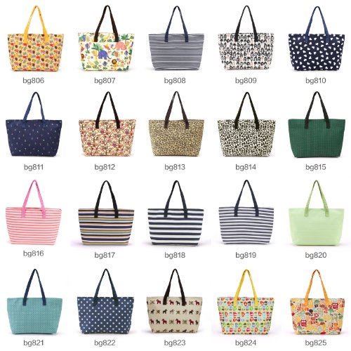 Anladia Women Ladies Canvas Summer Beach Large Tote Bag Shopping Bag Shoulder Handbag