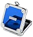 Vaultz Locking CD Wallet, 2.5 x 6.25 x 7 Inches, 24 CD Capacity, Acrylic Blue (VZ00100)