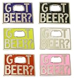 GOT BEER BOTTLE OPENER CHROME BELT BUCKLE 6 COLORS YOUY CHOICE, FREE BELT