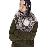 DZT1968&reg; Classic Plaid Tartan Oversized Scarf Shawl Wraps Pashminas Blanket