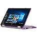 mCover iPearl Hard Shell Case for 11.6-inch Toshiba Satellite Radius 11 L10W Series 2-in-1 Touch Screen Laptop (Purple)
