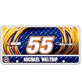  : Race Plates Michael Waltrip Standard Diamond Series License Plate