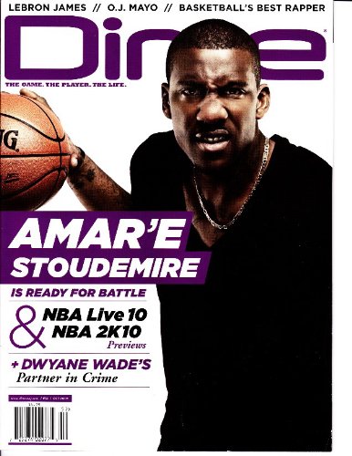 Dime October 2009 A'mare Stoudemire/Phoenix Suns on Cover, O.J. Mayo Memphis Grizzlies, Travis Outlaw/Portland Trail Blazers