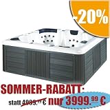 Außenwhirlpool, Jacuzzi, Spa,Whirlpool ‘Bubbling Paradise’ für 6 Personen