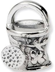 Reflection Beads Silver Watering Can Nature Bead